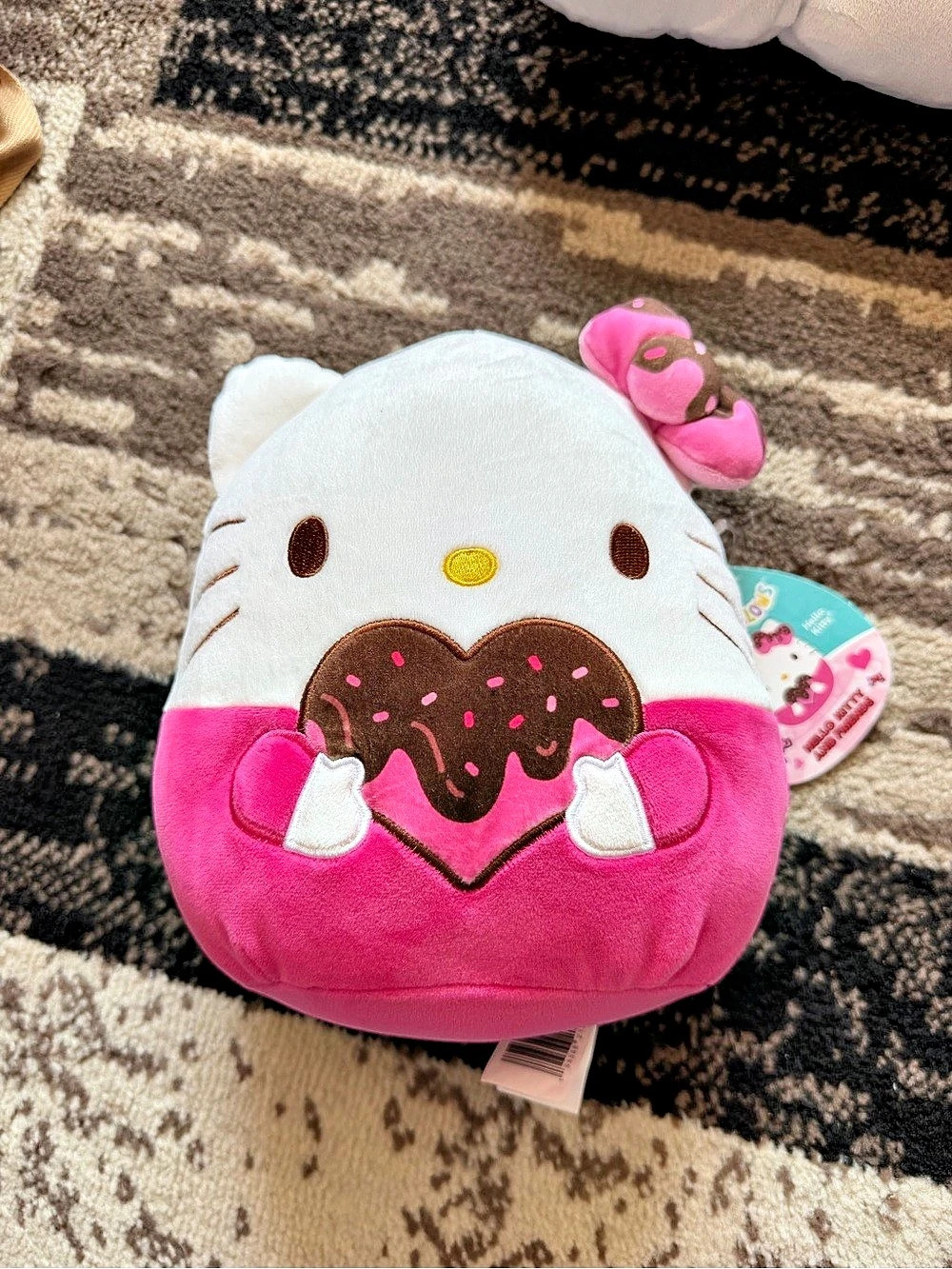 Hello Kitty and Friends Squishmallows valentines Pink & White Plush NWT